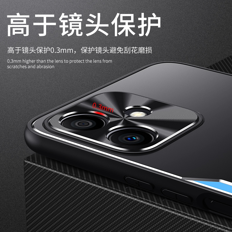 适用于TFY-AN40华为荣耀Play6T Pro手机壳Honor play6tpor金属散热p1ay6t pr0全包piay'6tpro防摔ply6tpro套 - 图2