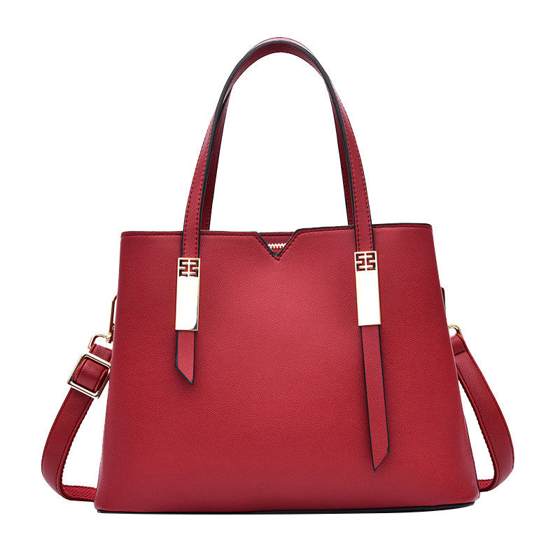 红色女新款中年妈妈包大气新娘包包 写韵箱包女士包袋