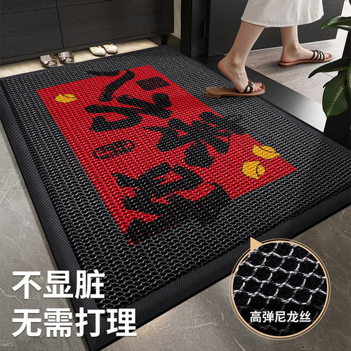 别墅入户门地垫新款大门口弹力门垫防滑脚垫室外进门地毯门外垫子 - 图2