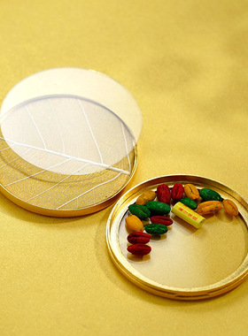 唐卡画盒铺金菩提叶扎基拉姆藏式唐卡可换图方形嘎乌盒新非遗黄铜