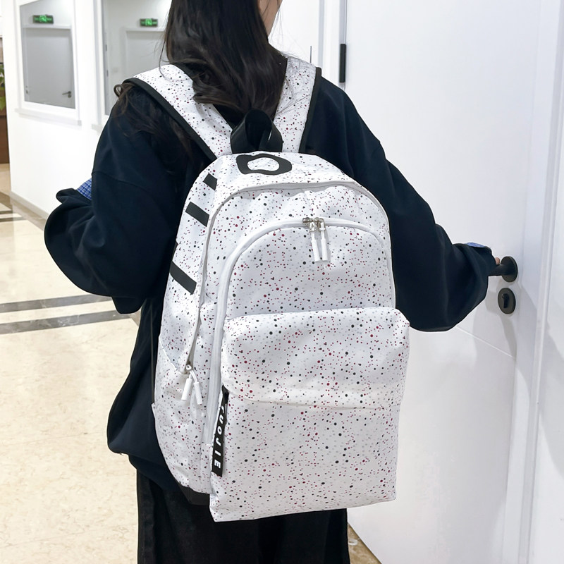 中点2025夏季新款星空印花书包男初高中生大容量背包女防水双肩包,淘宝优惠券,粉丝福利购,淘宝优惠卷
