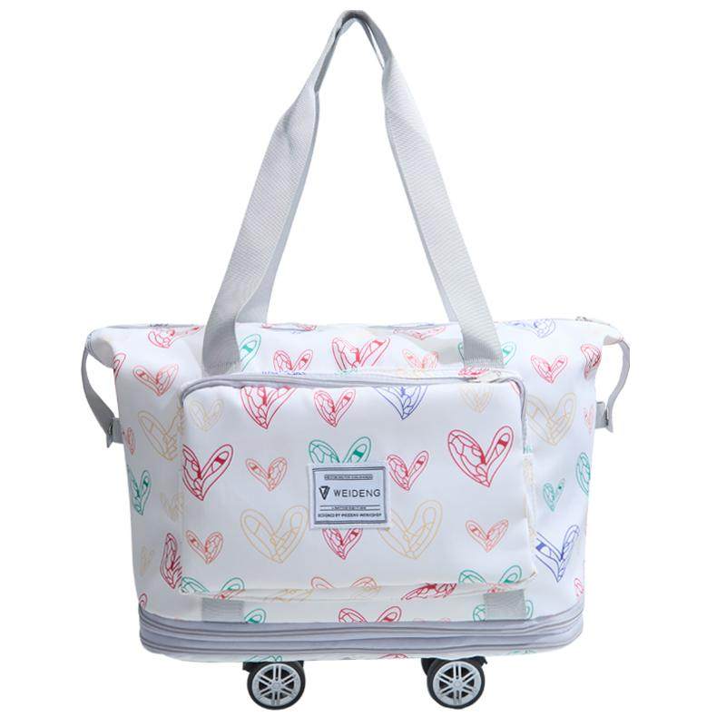 中点大容量待产妈咪包可套拉杆行李袋女生住校包万向轮折叠旅行包,淘宝优惠券,粉丝福利购,淘宝优惠卷