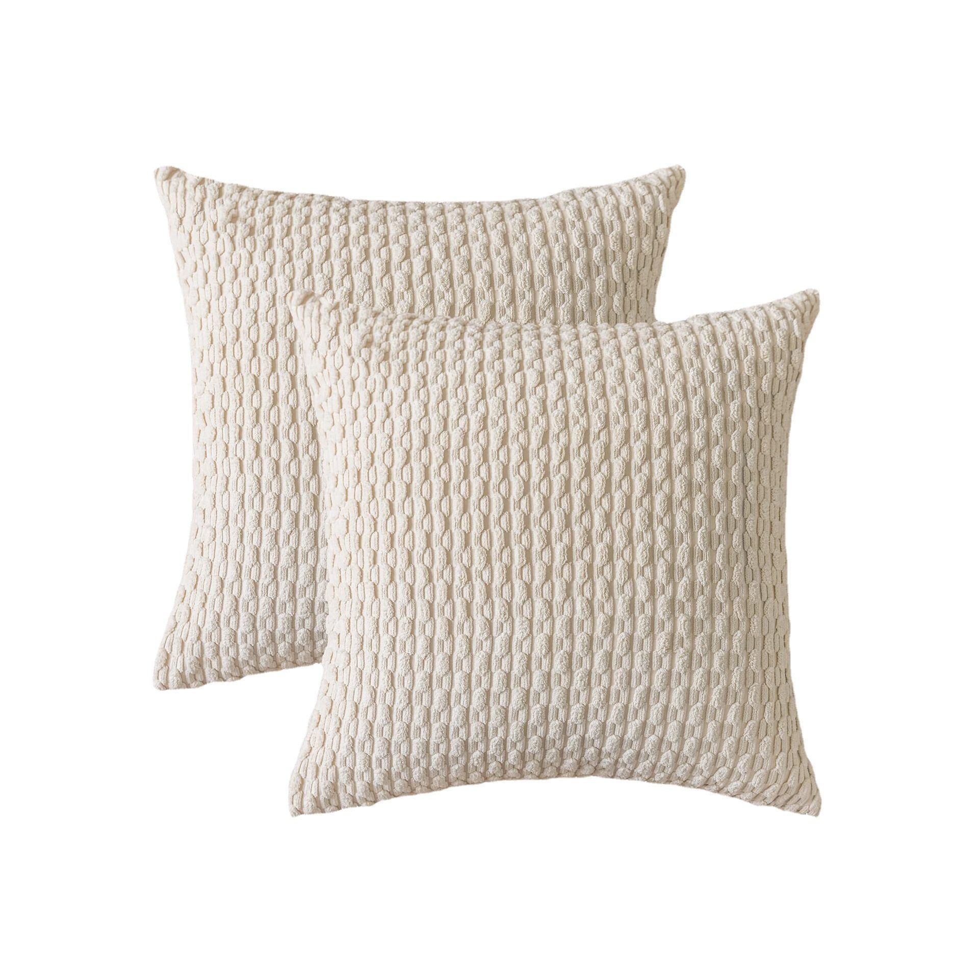 短条灯芯绒抱枕亚马逊新款抱枕套现代北欧ins风靠枕跨境纯色靠垫,淘宝优惠券,粉丝福利购,淘宝优惠卷