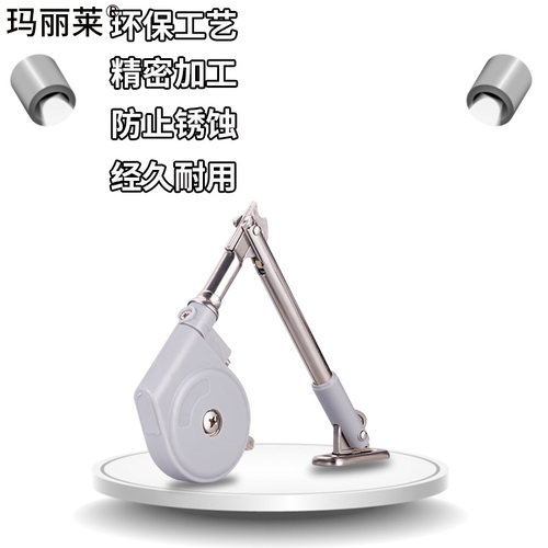 榻榻米缓冲支撑杆上翻门支撑杆液压杆橱柜阻尼器梳妆台吊柜缓冲器 - 图1
