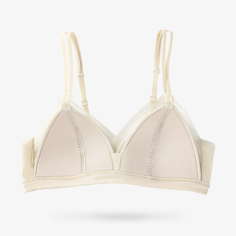 莫妮朵超薄法式三角杯蕾丝少女文胸 莫妮朵文胸