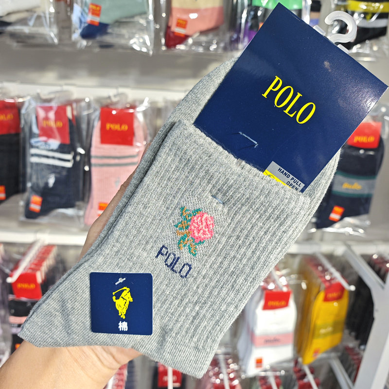【正品】POLO男袜秋冬男士棉袜吸湿无骨袜休闲运动袜中筒短袜3731 - 图3