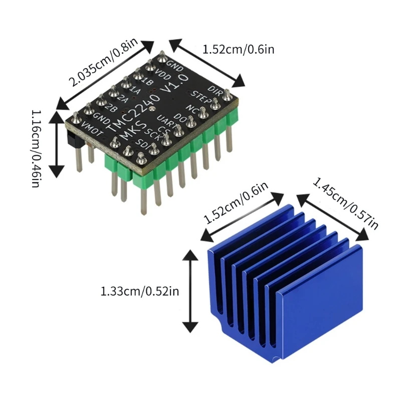 3D打印机配件 MKS TMC2240驱动板42步进电机静音3D打印机配件控制 - 图0