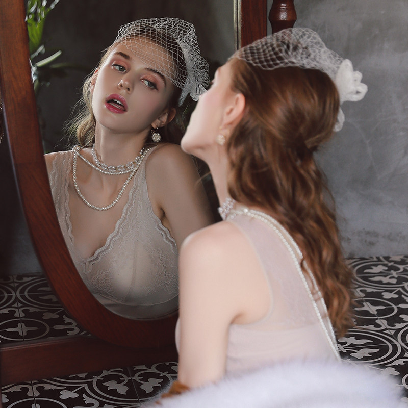 妖精可可花瓣乳胶无钢圈背心秋文胸 妖精可可文胸