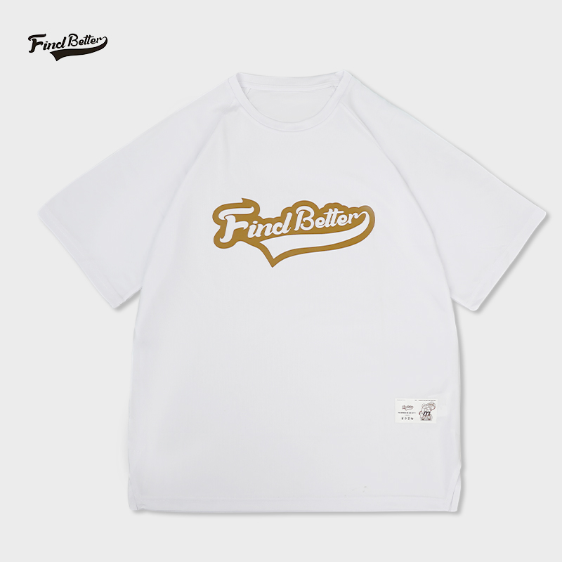 FIND BETTER夏季美式速干衣T恤男 运动健身训练服篮球短袖投篮服 - 图0