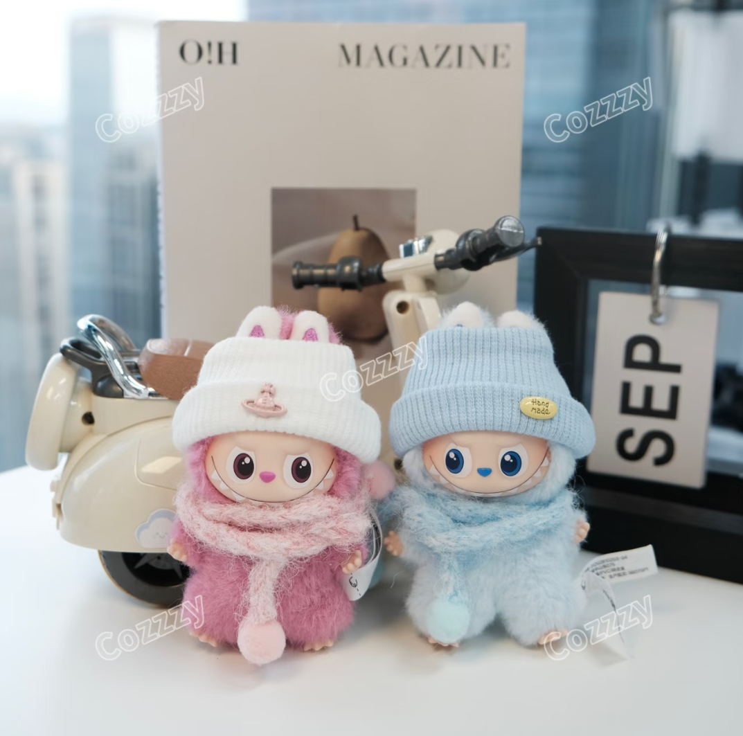 Labubu娃衣4.0 心底密码 冷帽围巾套装搪胶盲盒衣服拉布布娃衣搪,淘宝优惠券,粉丝福利购,淘宝优惠卷