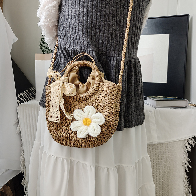 2026春季新款海边度假草编包女藤编包沙滩包编织包手提包斜跨包,淘宝优惠券,粉丝福利购,淘宝优惠卷