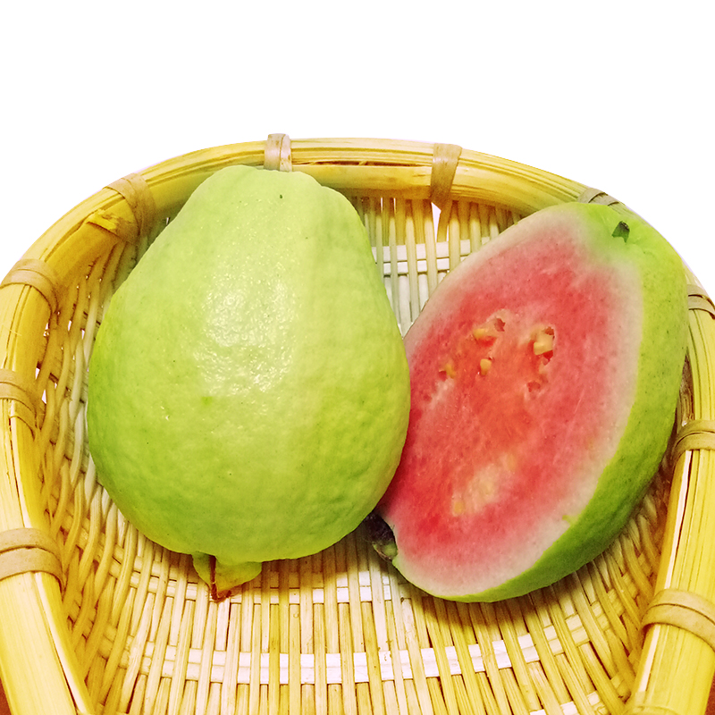 聚小美旗舰店红心芭乐番石榴 新鲜当季水果应季特产芭乐整箱3斤装批发包邮巴乐2