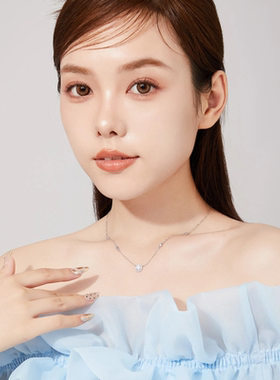 老凤祥星点项链女送女友生日礼