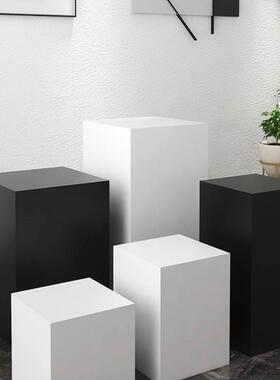 圆形长方形直播台拍摄摆放架增高大摆件服装商品展示台暴力熊底座