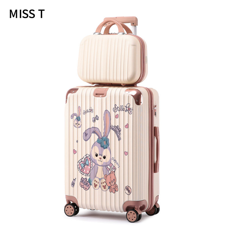 女高颜值ins小型登机拉杆箱皮箱子 misst旅行箱