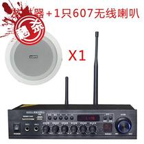 Wireless Suction Top Horn Suit Indoor Smallpox Ceiling R Sound Bluetooth Power Amplifier Transmitter Shop Active Wall-mounted