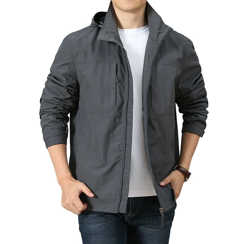 Мужская демисезонная дорожная куртка для отдыха, свободный крой