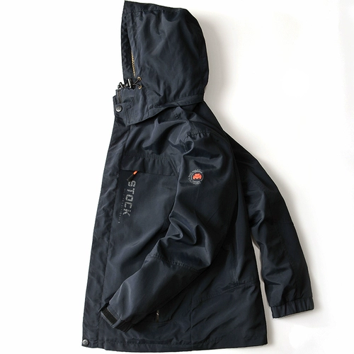 Осенняя весенняя тонкая дорожная куртка для отдыха, оверсайз, в американском стиле