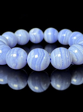秀吧珠宝天然女玛瑙千层蓝纹玛瑙