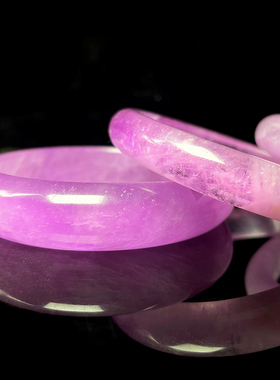 秀吧珠宝薰衣草女冰透猫眼紫锂辉