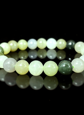 秀吧珠宝手串女和田玉渐变羊脂玉