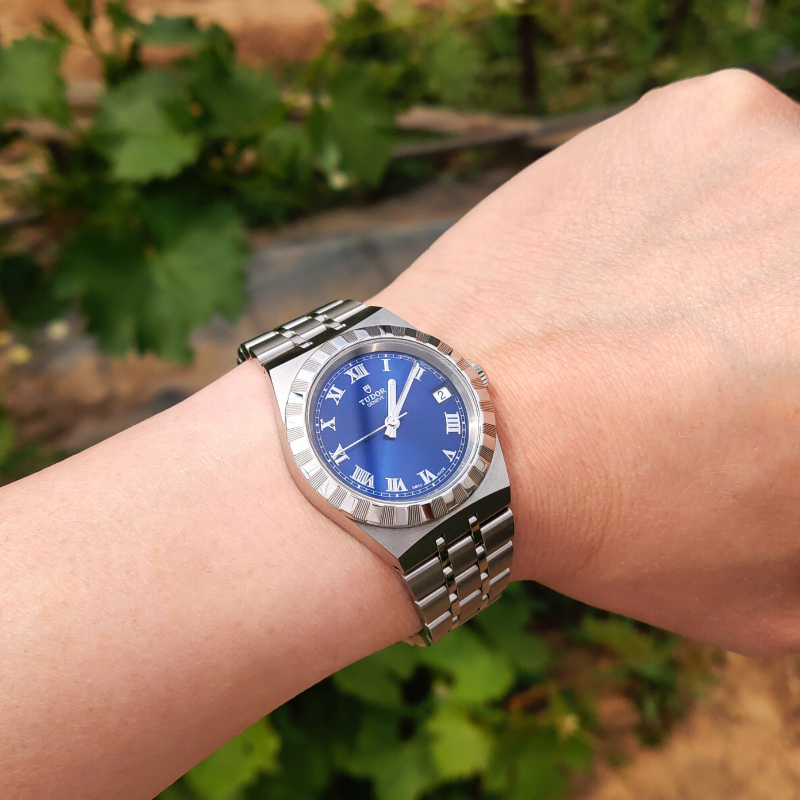 正品帝舵TUDOR皇家系列自动机械女士手表时尚商务钢带金色女表 - 图0