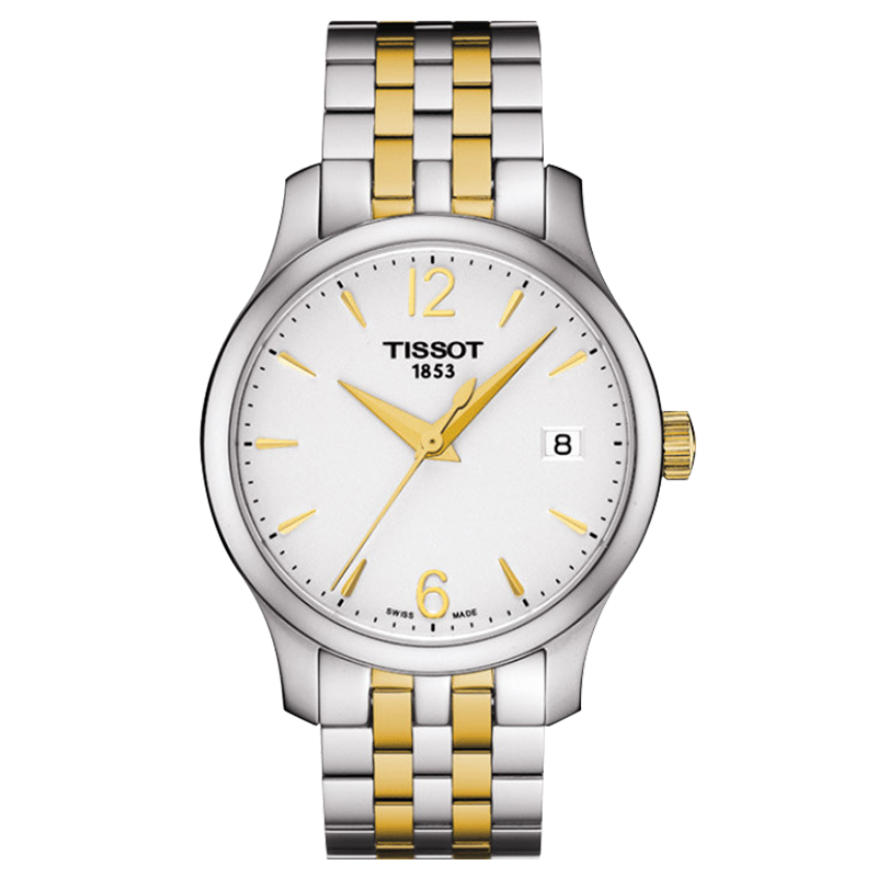 香港直邮 天梭Tissot 俊雅石英表手表钢带女表T063.210.22.037.00