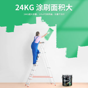 巴德士净味易涂内墙德国进口乳胶漆乳液白油漆大桶装涂料墙刷白色