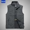 Multi-pocket casual vest for men, comfortable and breathable for dad