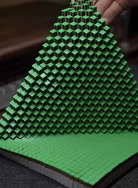 3d打印我的世界草坪方块创意解压玩具极度舒适mc周边土地方块模型