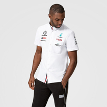 f1 race car suit T-shirt Mercedes Benz shirt lining short sleeve Polo shirt custom clothes 4s shop workwear