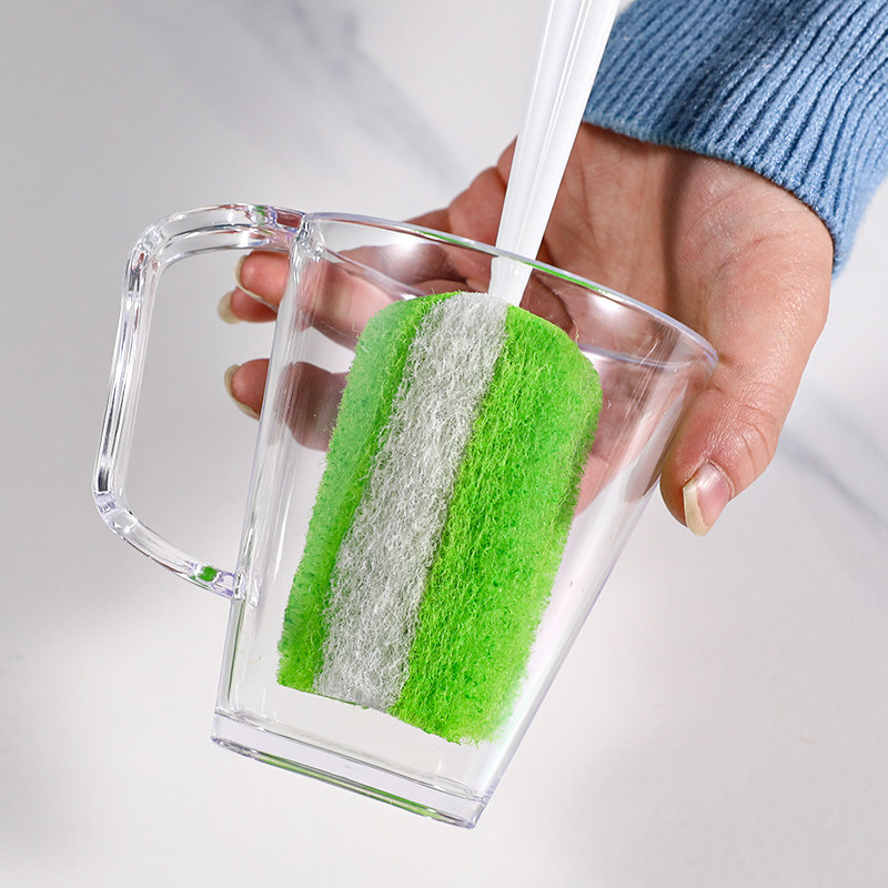 6个装家用奶瓶刷长柄清洁刷保温杯刷子杯刷漱口杯百洁布洗杯神器,淘宝优惠券,粉丝福利购,淘宝优惠卷