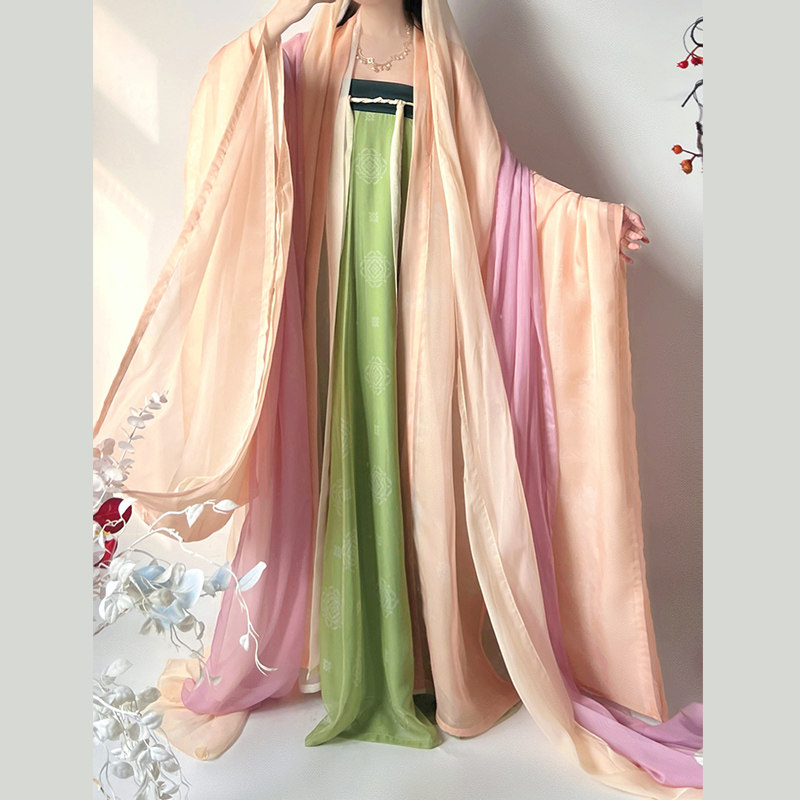 夜子溪原创汉服【橘子青梅】齐胸对襟汉服唐制破裙大放量古典女装,淘宝优惠券,粉丝福利购,淘宝优惠卷