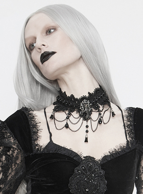 欧美复古项圈舞台表演道具吊坠