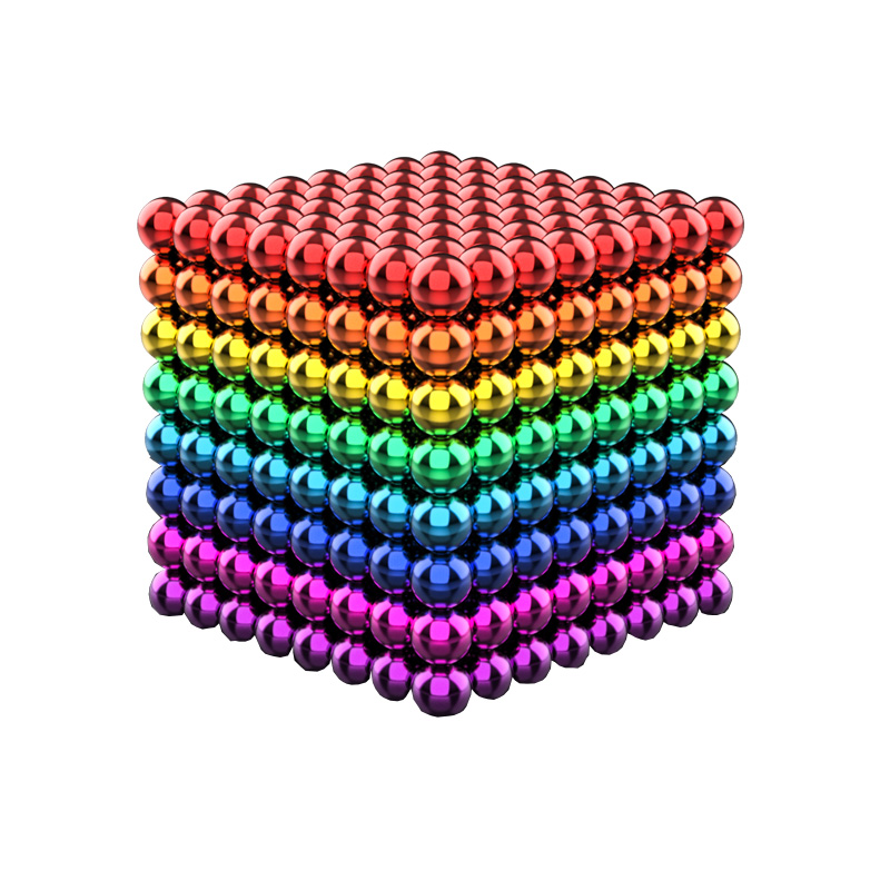 磁力巴克球1000颗便宜魔力磁球正版趣味拼装磁力珠吸铁石益智玩具-图3