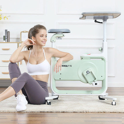 New installation-free magnetically controlled exercise bike, office home spinning bike, silent indoor exercise bike