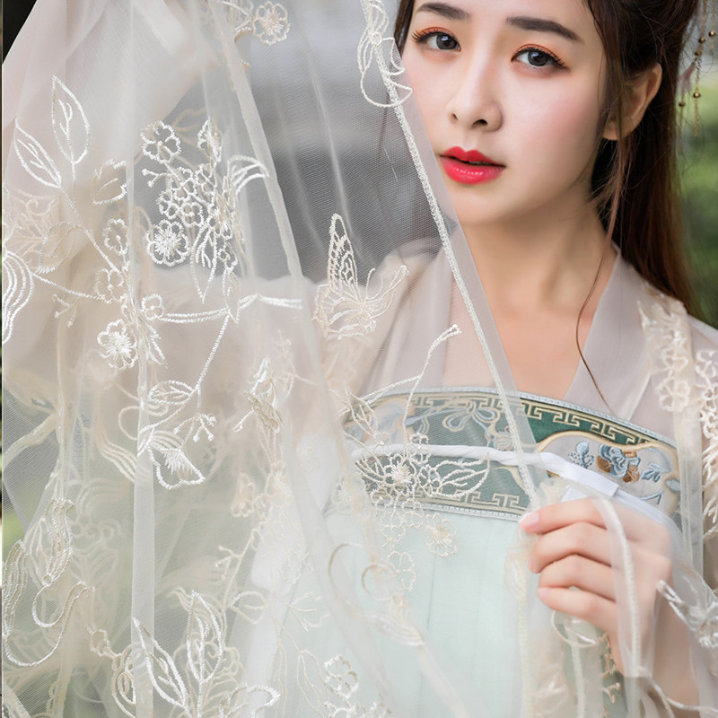 中国风夏季仙气超仙飘逸古装汉服 婵妙衣民族服装/舞台装