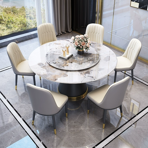 Рок -плитный обеденный стол