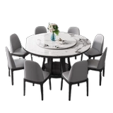 Столковый столик с твердым деревом. Комбинированность 2025 Новый легкий роскошные