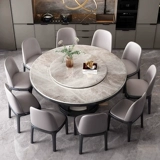 Столовый стол с твердым древесиной и стул Комбинированные световые роскошные