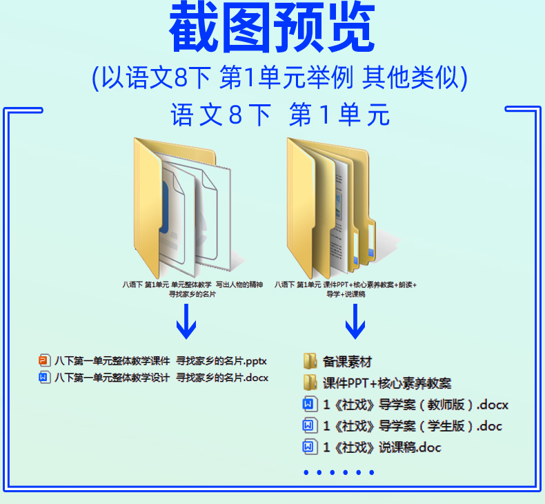 新课标初中语文大单元整体教学设计配套PPT课件核心素养教案备课学习任务群作业设计课后练习七八九年级上册人教部编版电子版-图1