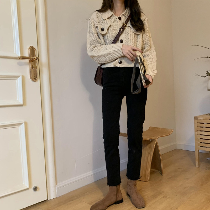 孕妇牛仔裤子九分春秋季外穿打底裤 布衣妈咪孕妇直筒裤