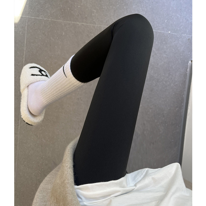 孕妇鲨鱼皮九分春秋季外穿打底裤 布衣妈咪孕妇打底裤