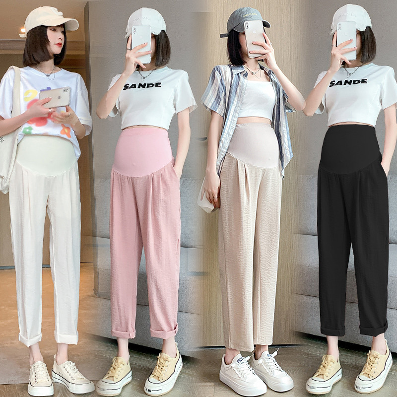  布衣妈咪孕妇阔腿裤