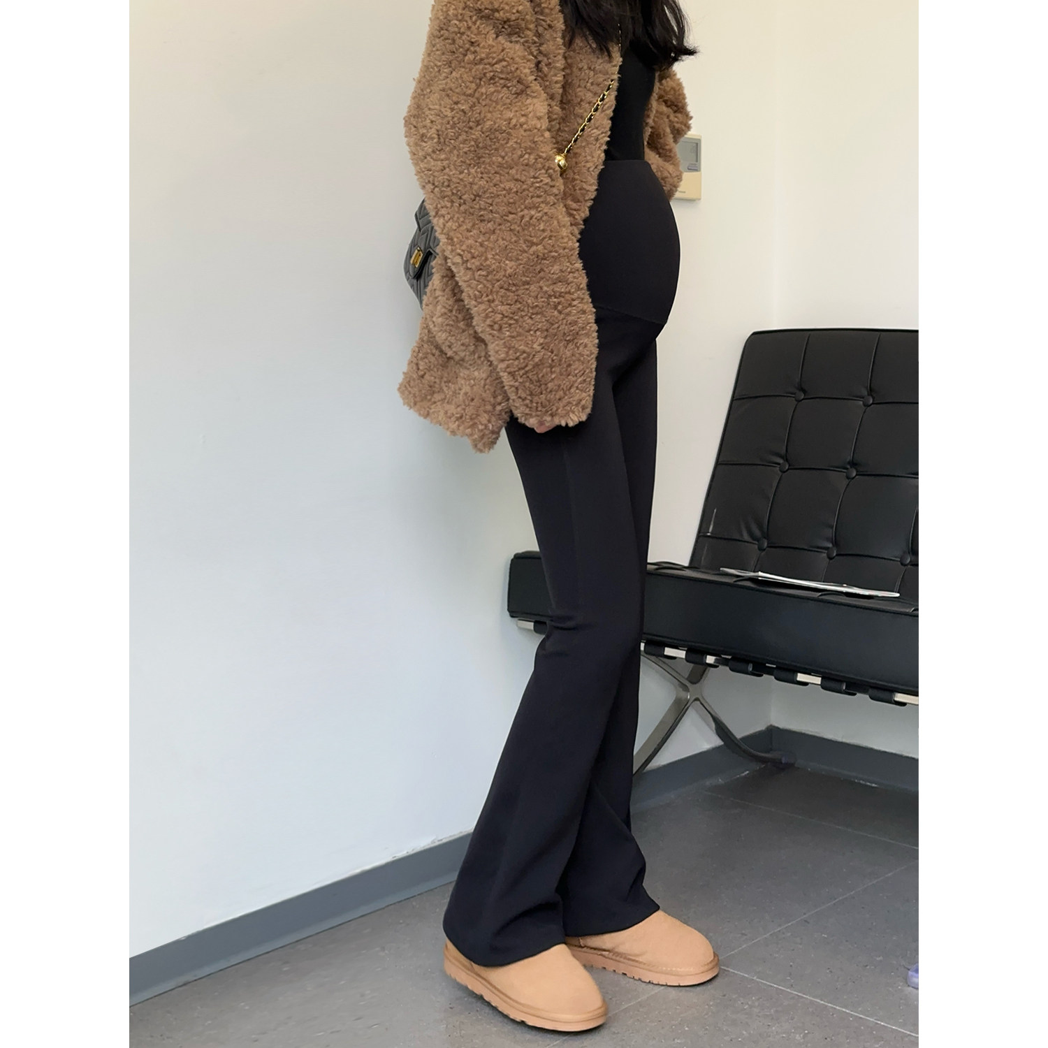  布衣妈咪孕妇阔腿裤