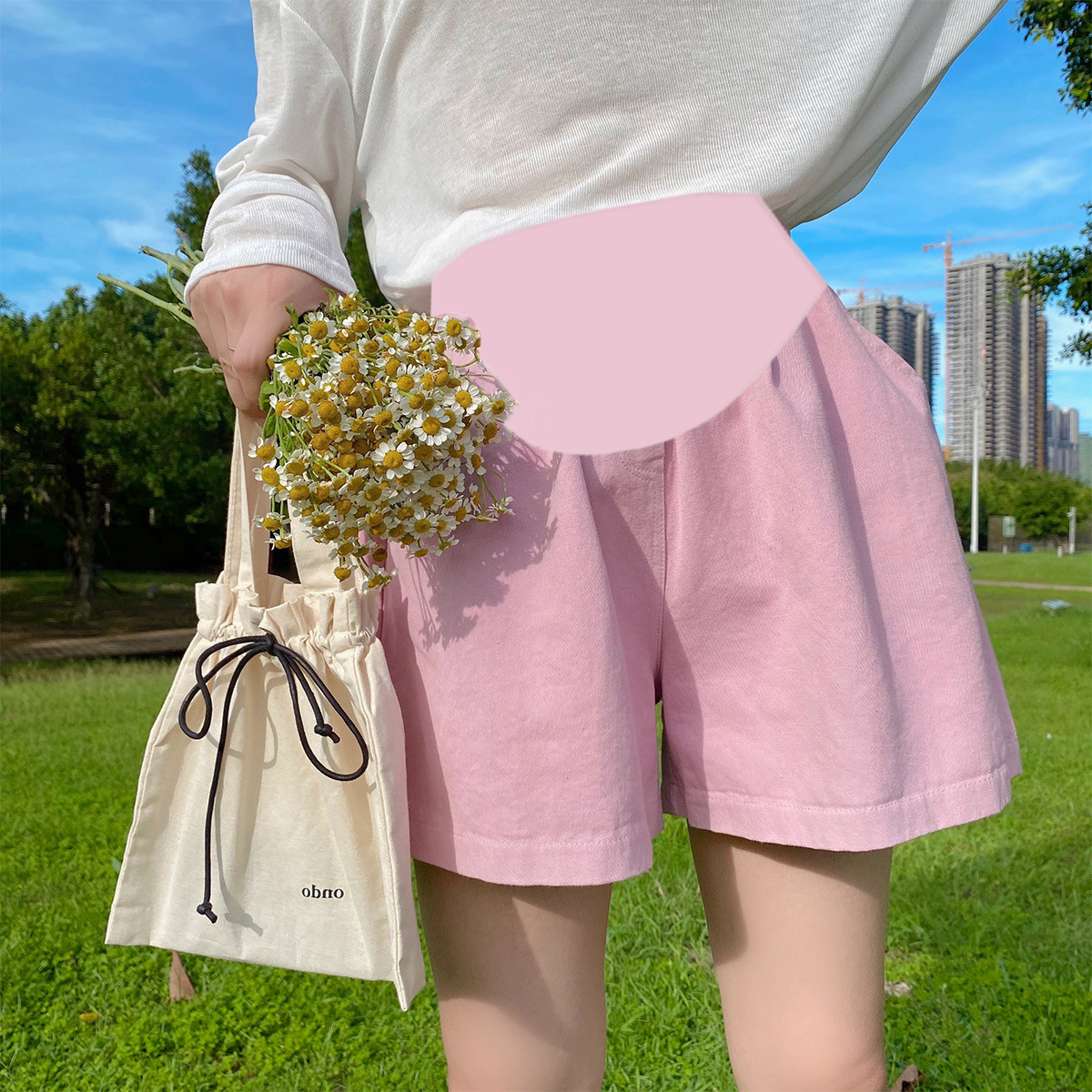  布衣妈咪孕妇阔腿裤