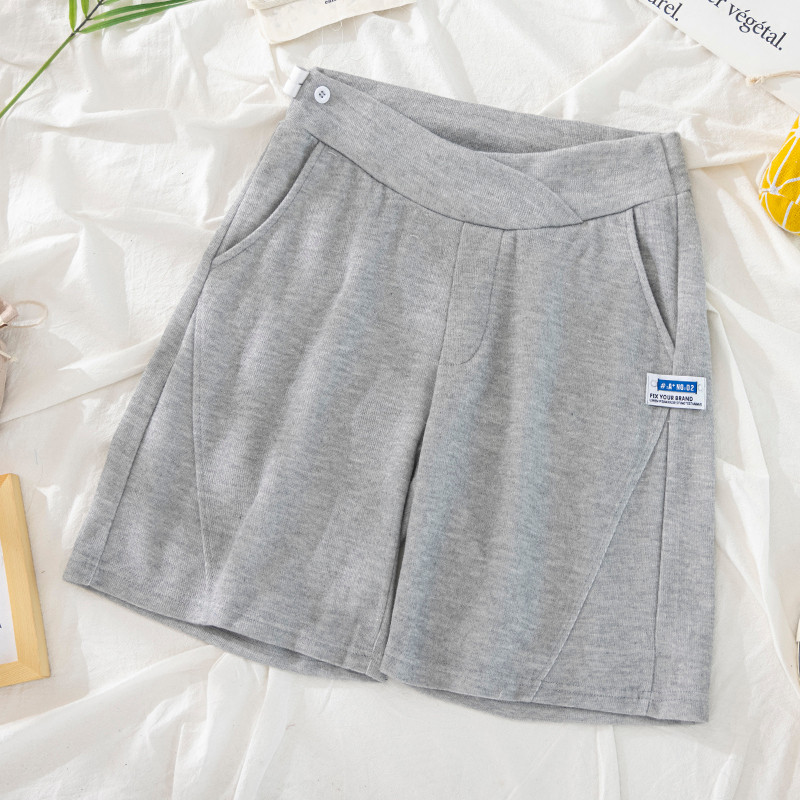 孕妇低腰托腹外穿夏季宽松休闲短裤 布衣妈咪孕妇阔腿裤