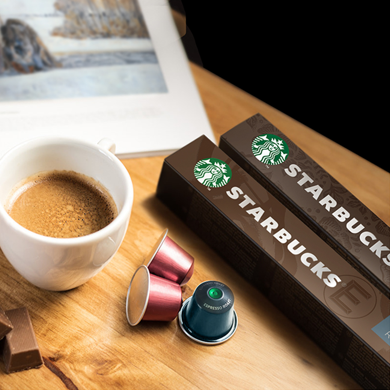 Starbucks 星巴克 Nespresso 浓郁胶囊咖啡 10粒*4盒