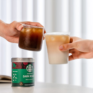 星巴克咖啡粉意式速溶热美式罐装咖啡90G深度烘焙