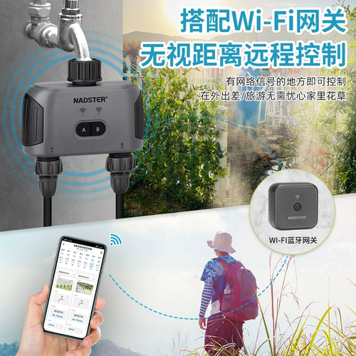 Bluetooth/Wi -Fi Мобильный телефон Дистанционное управление двойным цветочным водяным сосудами две дороги произвольно интеллектуальные временные артефакты ирригации